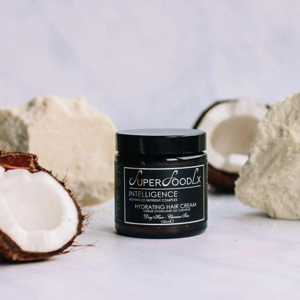 NEW PRODUCT: Superfoods aren’t just for eating: Try the reparative hair cream that harnesses the power of superfoods to strengthen hair.