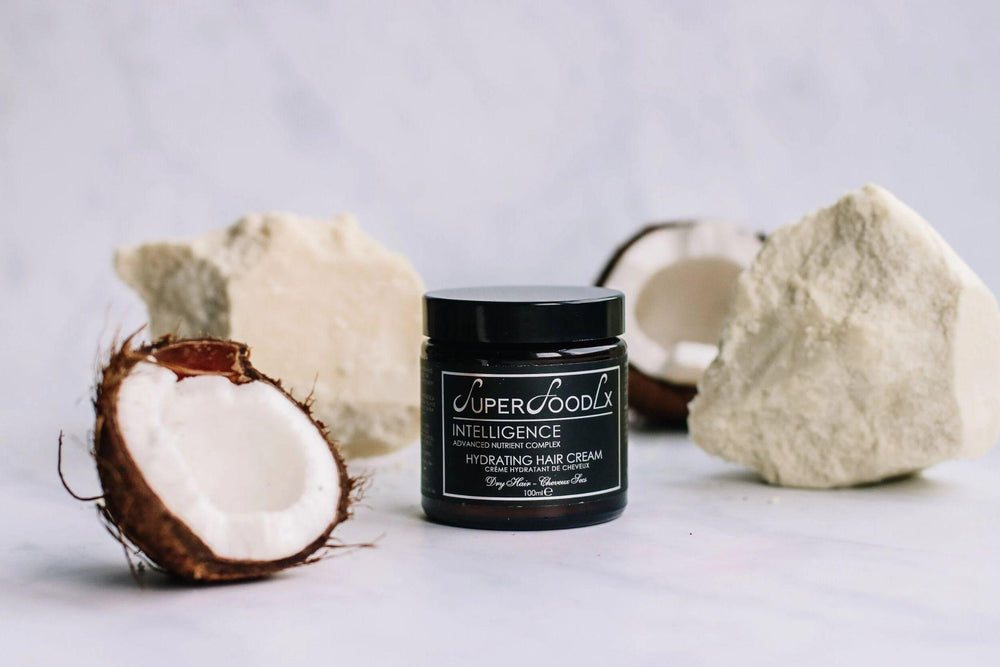 NEW PRODUCT: Superfoods aren’t just for eating: Try the reparative hair cream that harnesses the power of superfoods to strengthen hair.