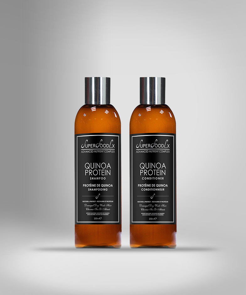 
                      
                        QUINOA SHAMPOO AND CONDITIONER
                      
                    