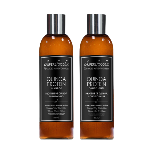 
                      
                        QUINOA SHAMPOO AND CONDITIONER
                      
                    